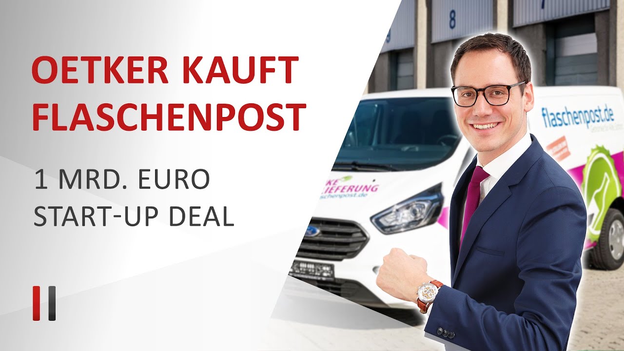 Flaschenpost an Dr. Oetker-Konzern verkauft - Kaufpreis: EUR 1 Mrd.