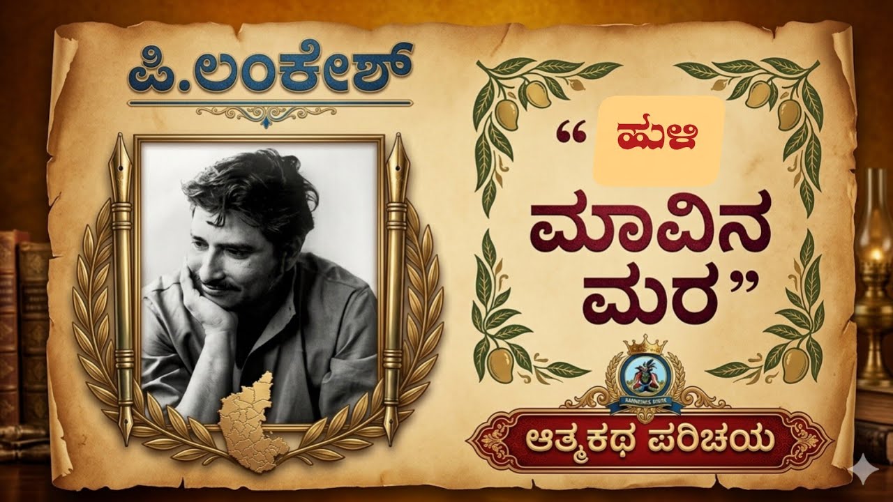 ಪಿ.ಲಂಕೇಶ್ ಅವರ 'ಹುಳಿಮಾವಿನ ಮರ' ಆತ್ಮಕಥೆ ಕುರಿತು ಪರಿಚಯ. ಲಂಕೇಶ್ ಅವರು ಕನ್ನಡದ ಶ್ರೇಷ್ಠ ಲೇಖಕರು, ಪತ್ರಕರ್ತರು....
