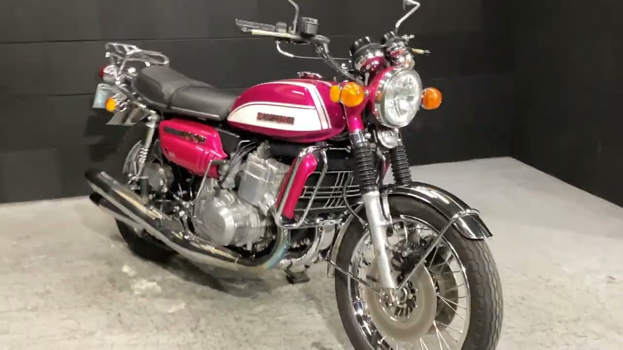 GT750　国産車初の水冷！ジーナナやウォーターバッファローと呼ばれ愛され続けるバイクです♪【エンジン始動動画】