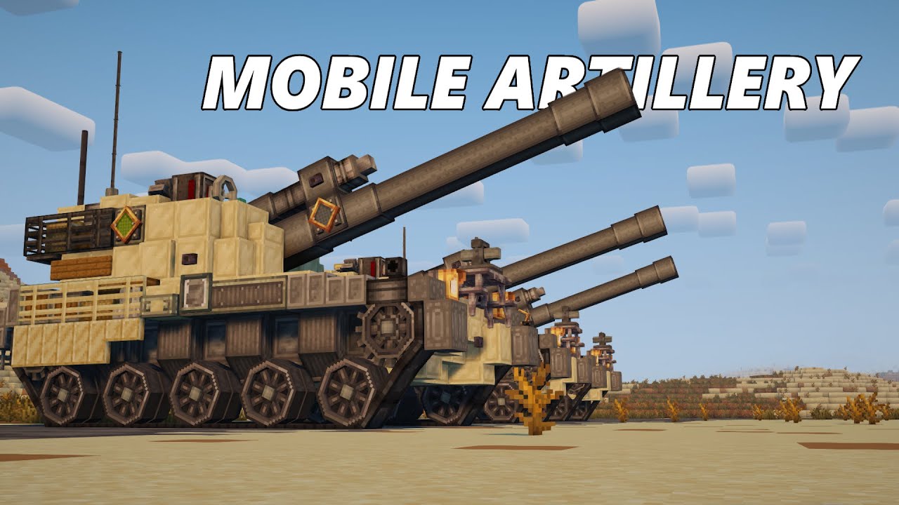 Minecraft: more artillery