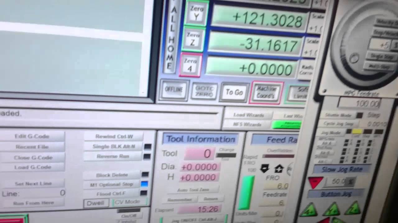 Auto Tool Zero in MACH 3