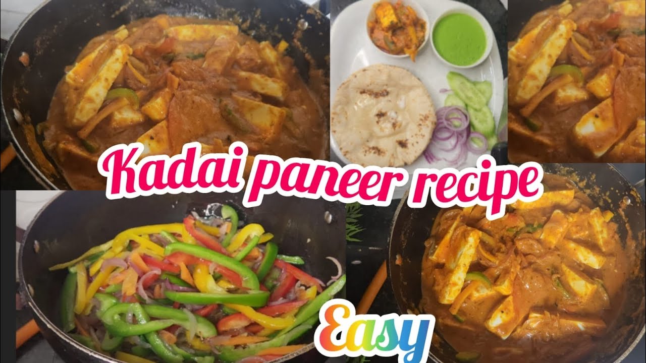 Kadhai paneer recipe jise aap hotel jese style m ghr pr hi bana saktye h # viral ##youtube