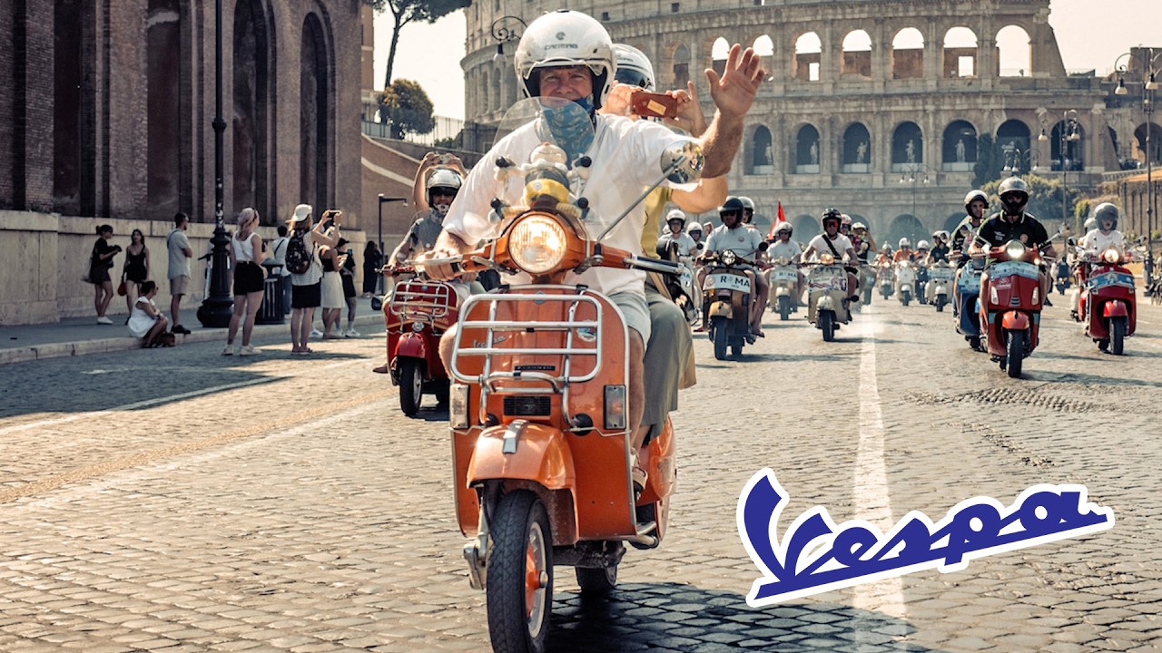 Vespa 80 Years of an Icon Roma 2026 vespa parade