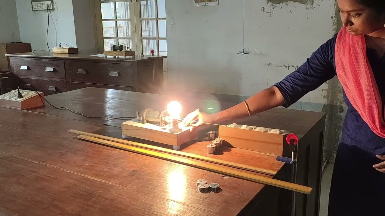 Melde's string Experiment | Exp 5 | 1st Semester lab | Anna University Lab