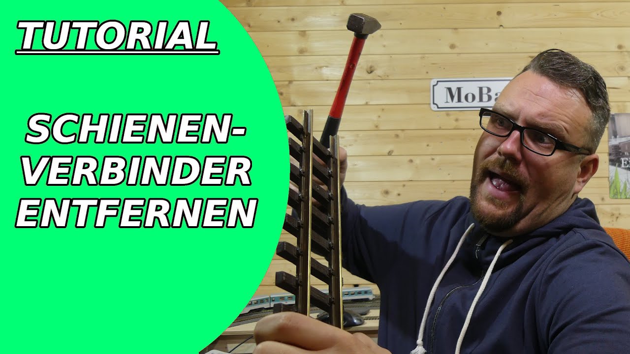 Tutorial Modelleisenbahn/Gartenbahn Steck Schienenverbinder entfernen Spur G
