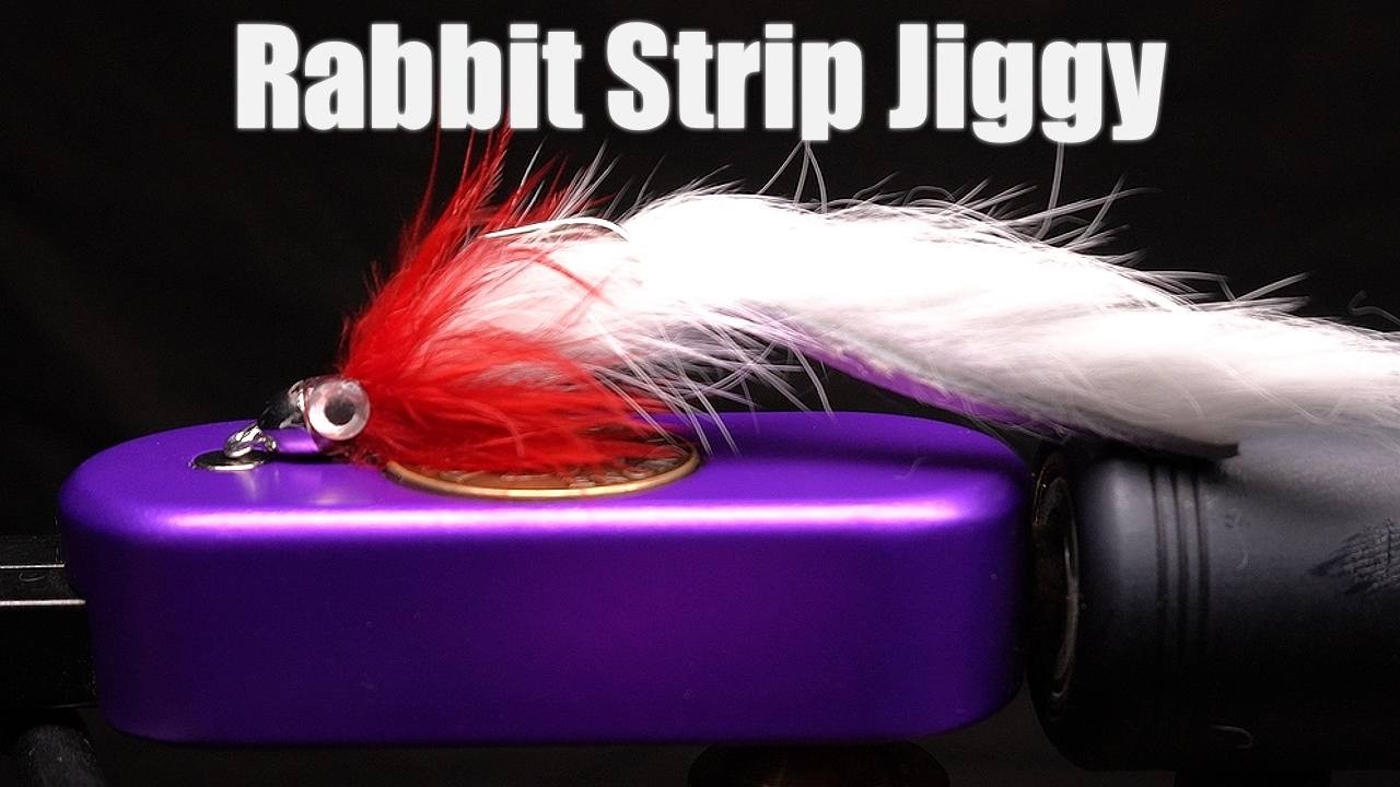 Tying The Rabbit Strip Jiggy. A Deadly Largemouth, Smallmouth Bass And Striped Bass Fly.