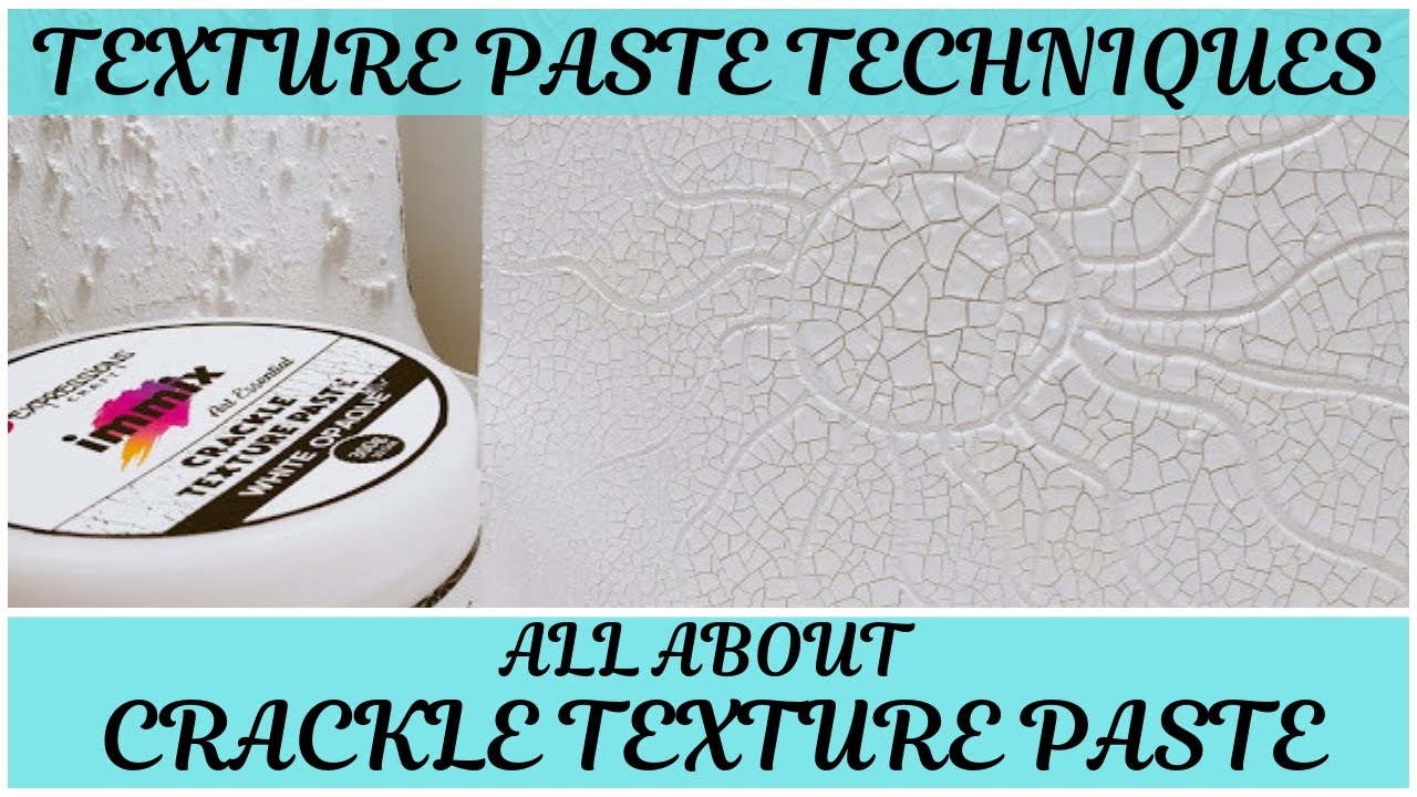 #DIY How To Create Textures Using  Crackle Texture paste | immix Crackle Texture Paste