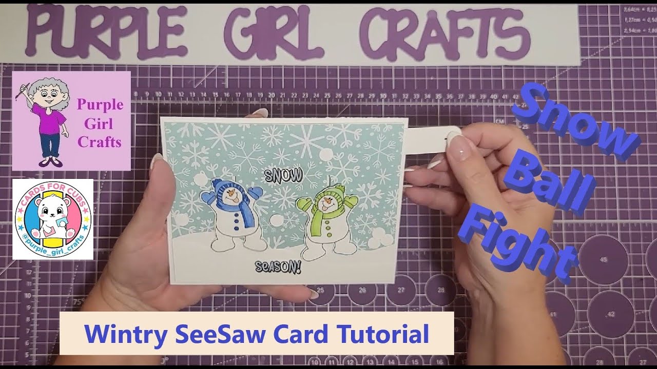 Wintery Seesaw Card Tutorial
