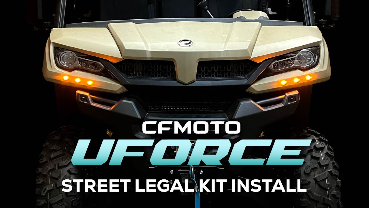 CFMoto UFORCE 1000 - Street Legal Kit Install | WD ELECTRONICS