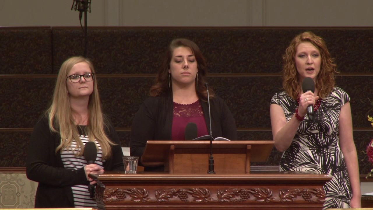 He's Ever Interceding given by Ladies' Trio