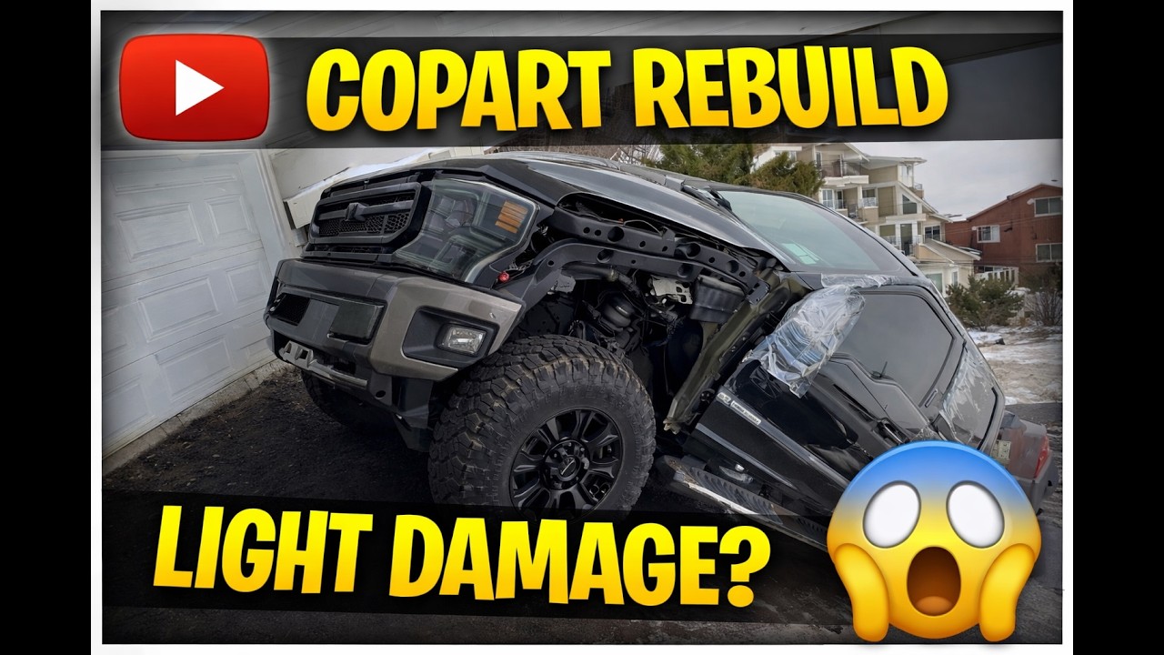 Rebuilding a wrecked 2021 Ford F-250 King Ranch Part 1