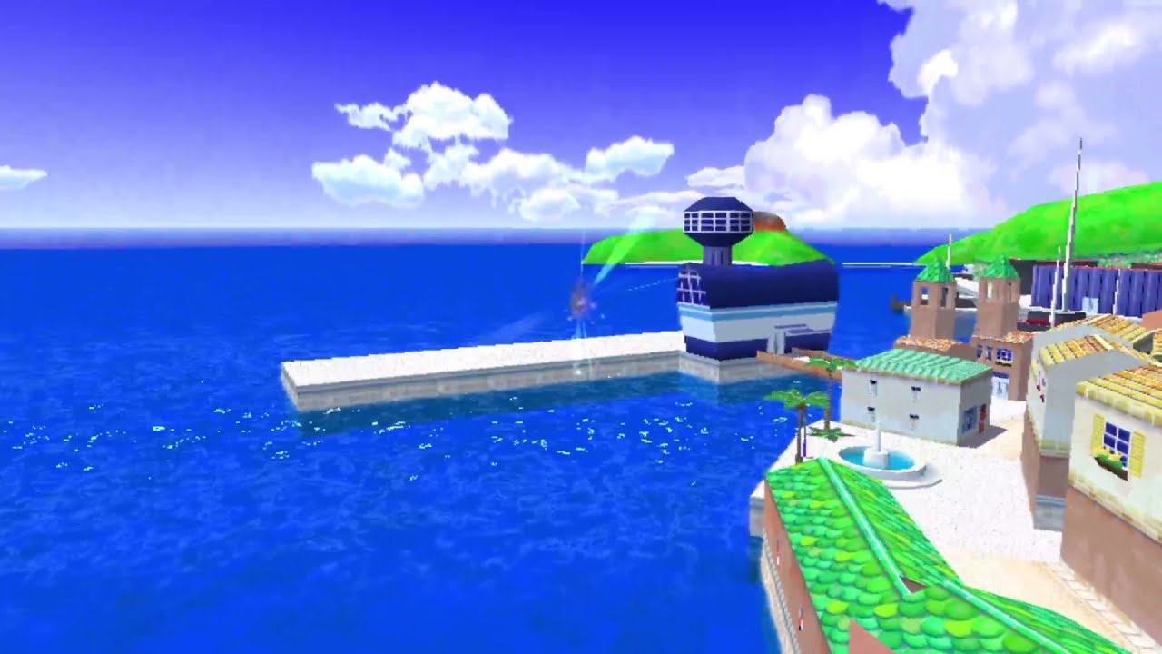 Exploring Super Mario Sunshine's Space World 2001 stage