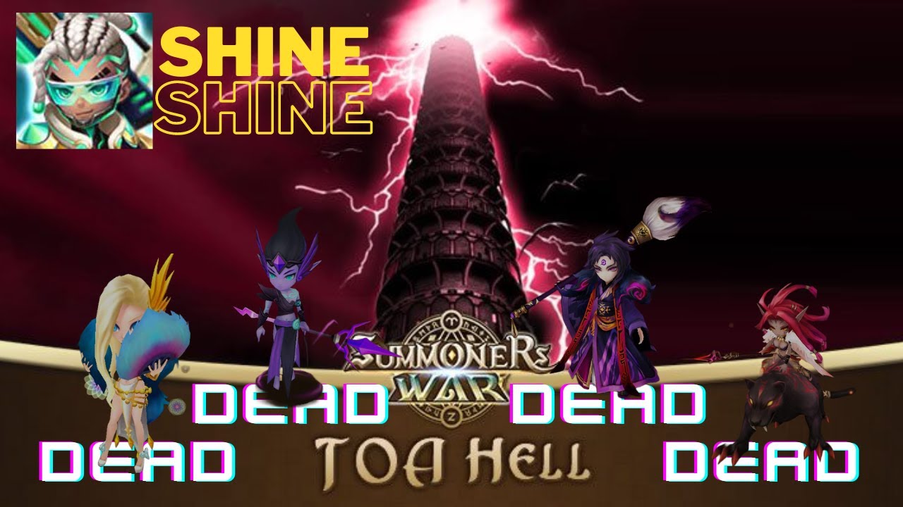 [Summoners Wars]September TOAHELL 1F 2F 3F 4F | Late Climb - Angger Dwi