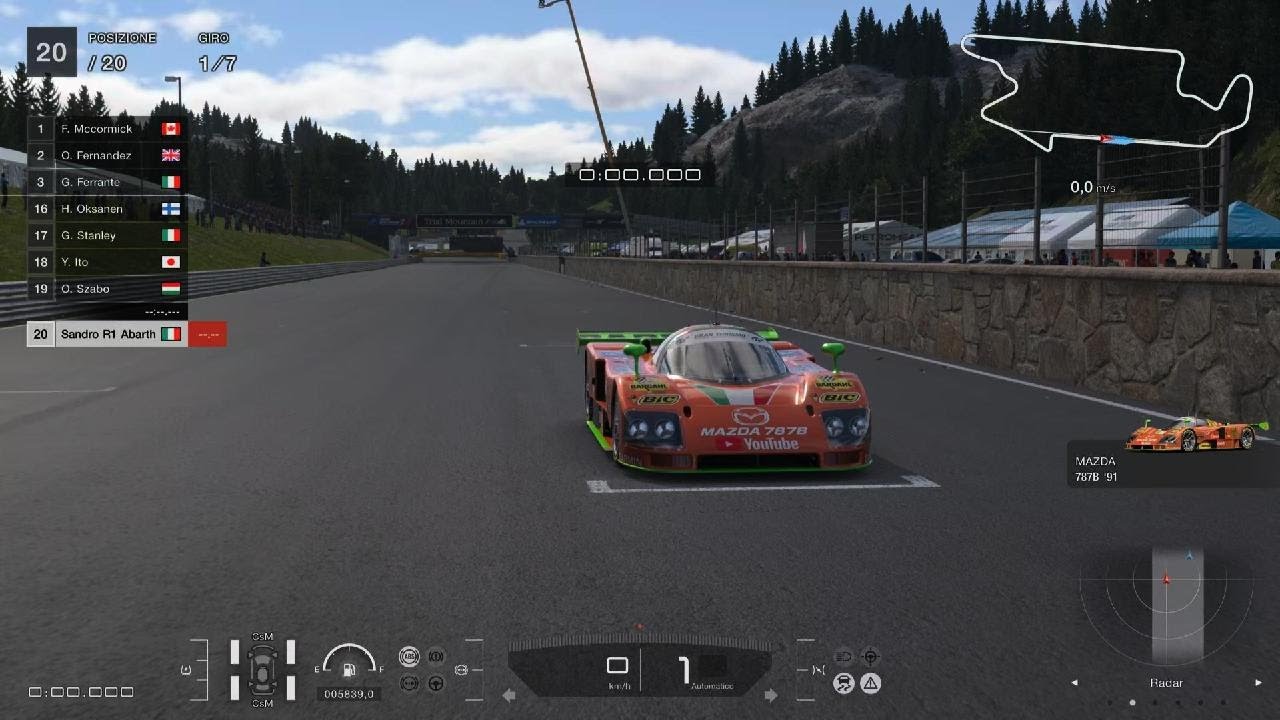 Gran Turismo 7 | Trial Mountain | Mazda 787B | GT1