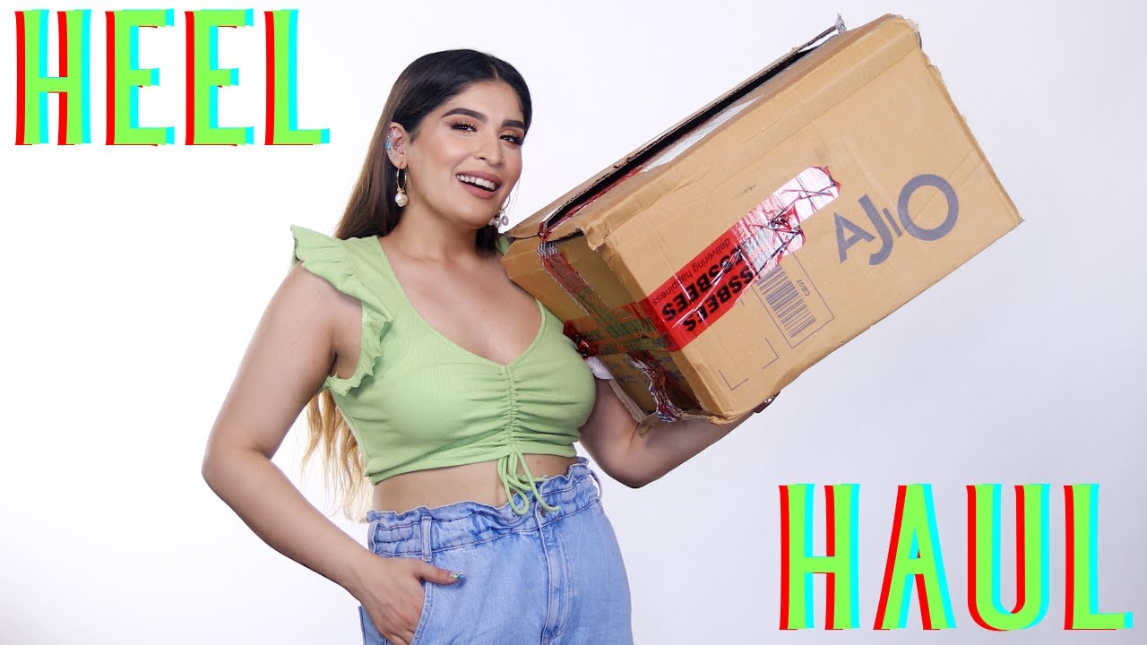 Huge Ajio Heel Haul | Affordable and Trendy Footwear | Shreya Jain