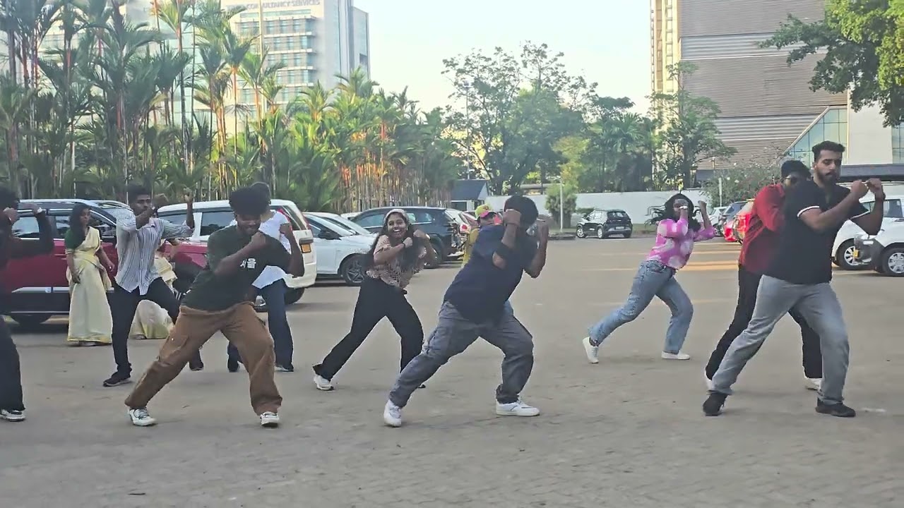FlashMob Infopark Kochi # Blast #progressive techies