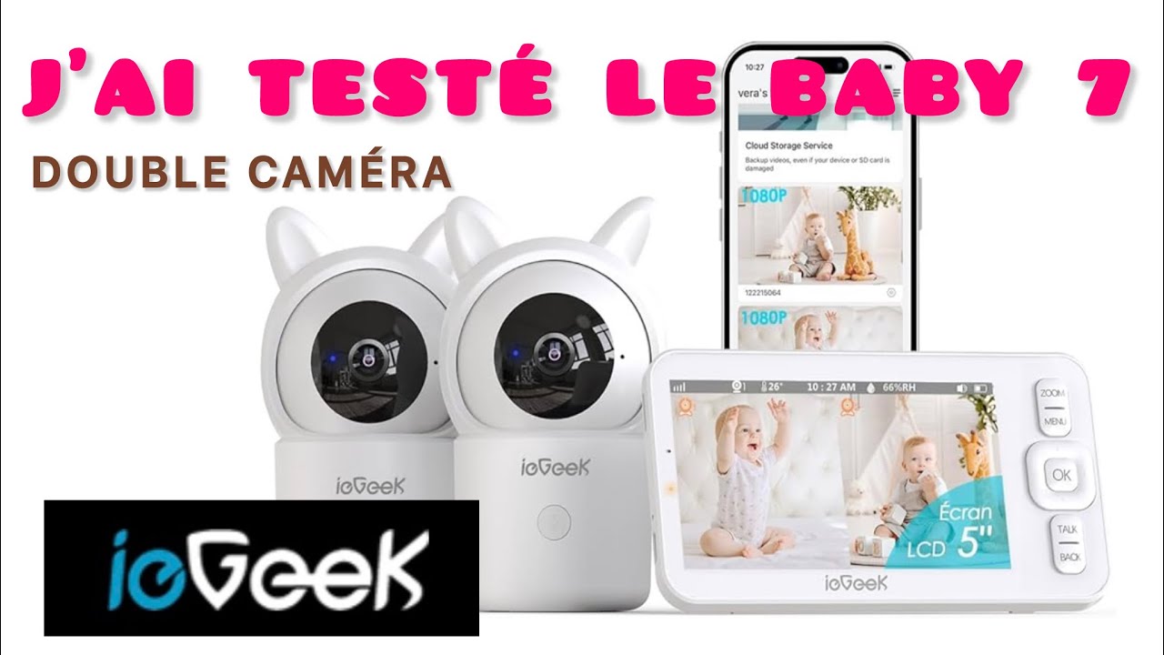 J’ai testé pour vous le Babyphone ieGeek Baby 7