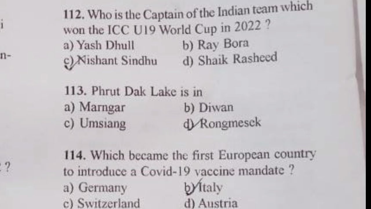 Paper solved LDA [ General knowledge]