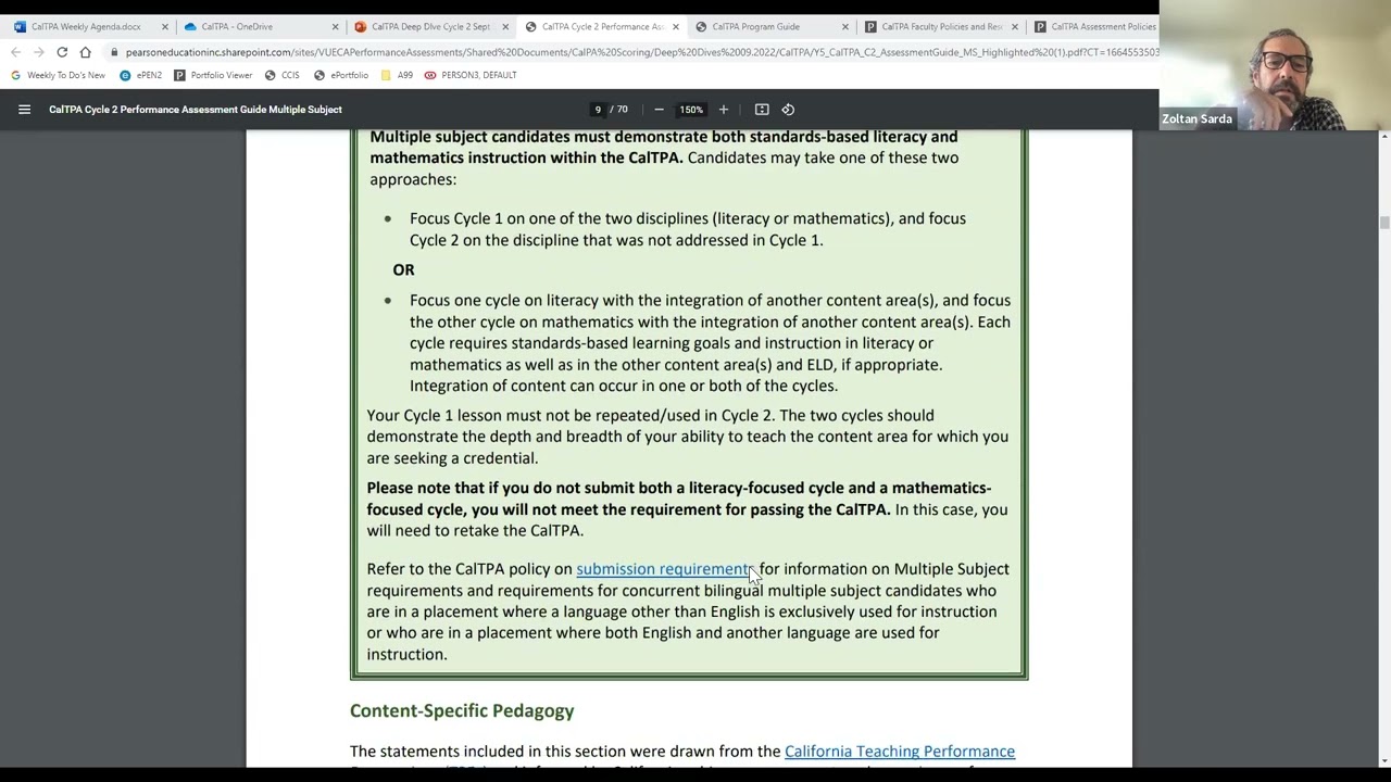 CalTPA Version 5 Cycle 2 Deep Dive