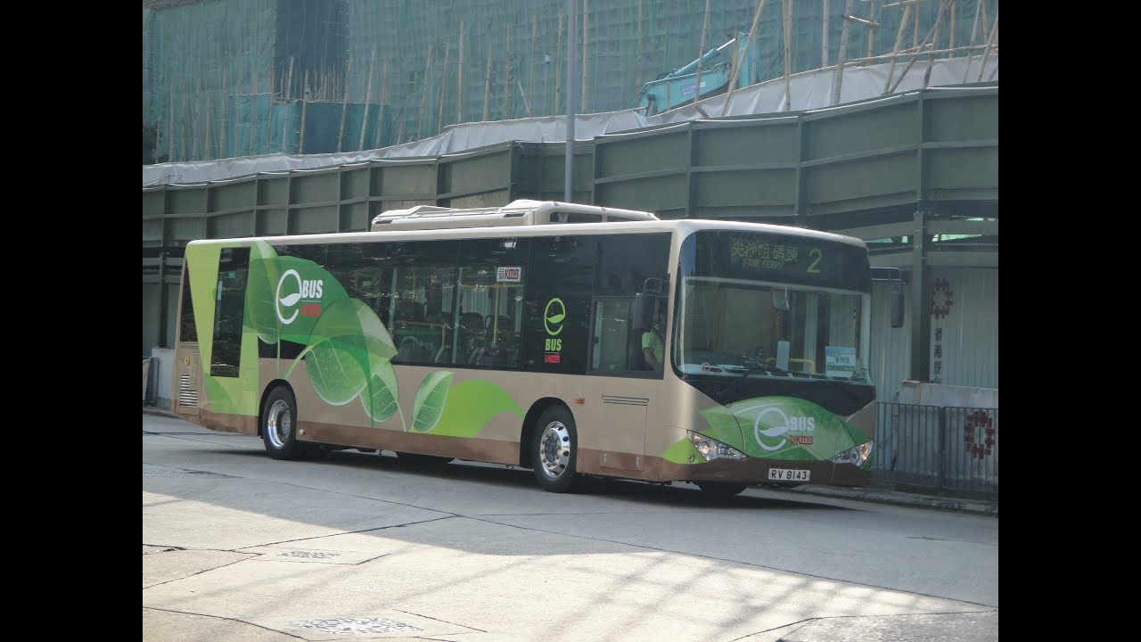 [Hong Kong e-Bus]九巴比亞迪K9A純電動巴士BE1@2(經彌敦道往尖沙咀碼頭)行車片段