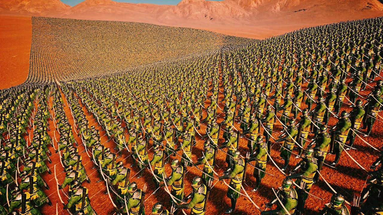 .2 Million Knights Vs 100K Archers | Epic Fantasy Battle Simulator | EFBS