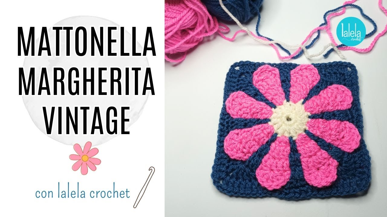 Come fare la Mattonella Margherita Vintage. Meravigliosa!