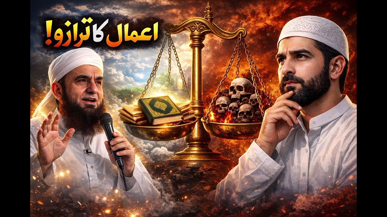 Aamal Ka Tarazo:اعما کا ترازو By Molana Tariq Jamil Sahib (Old Bayan)