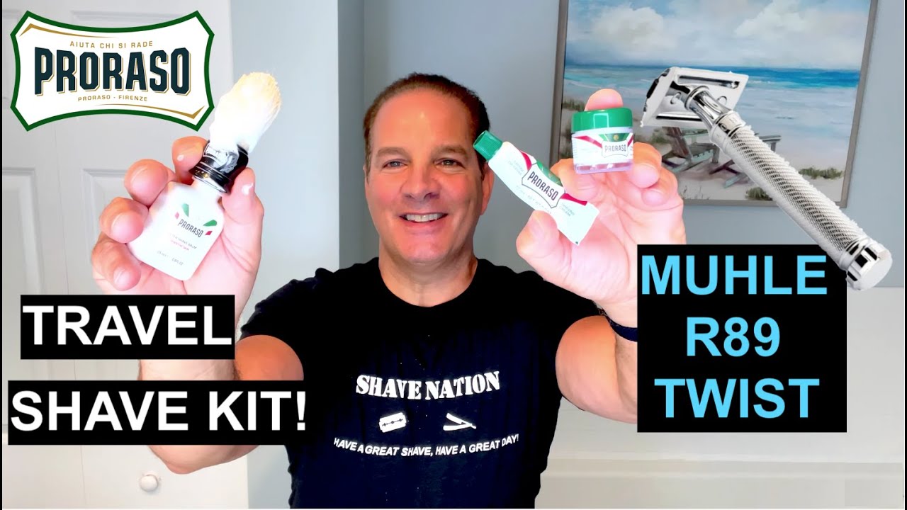 How To Use the Proraso Travel Shave Kit-Muhle R89 Twist
