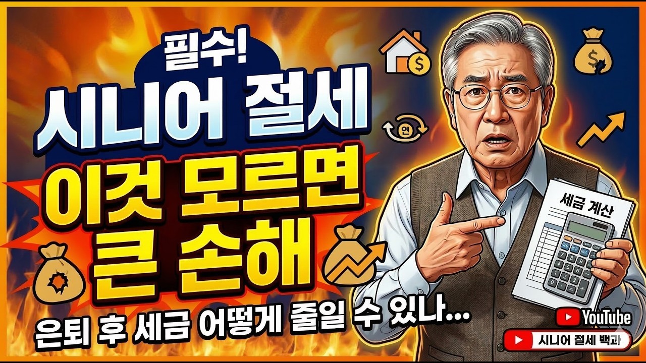 시니어 절세방안...이것 모르면 큰 손해