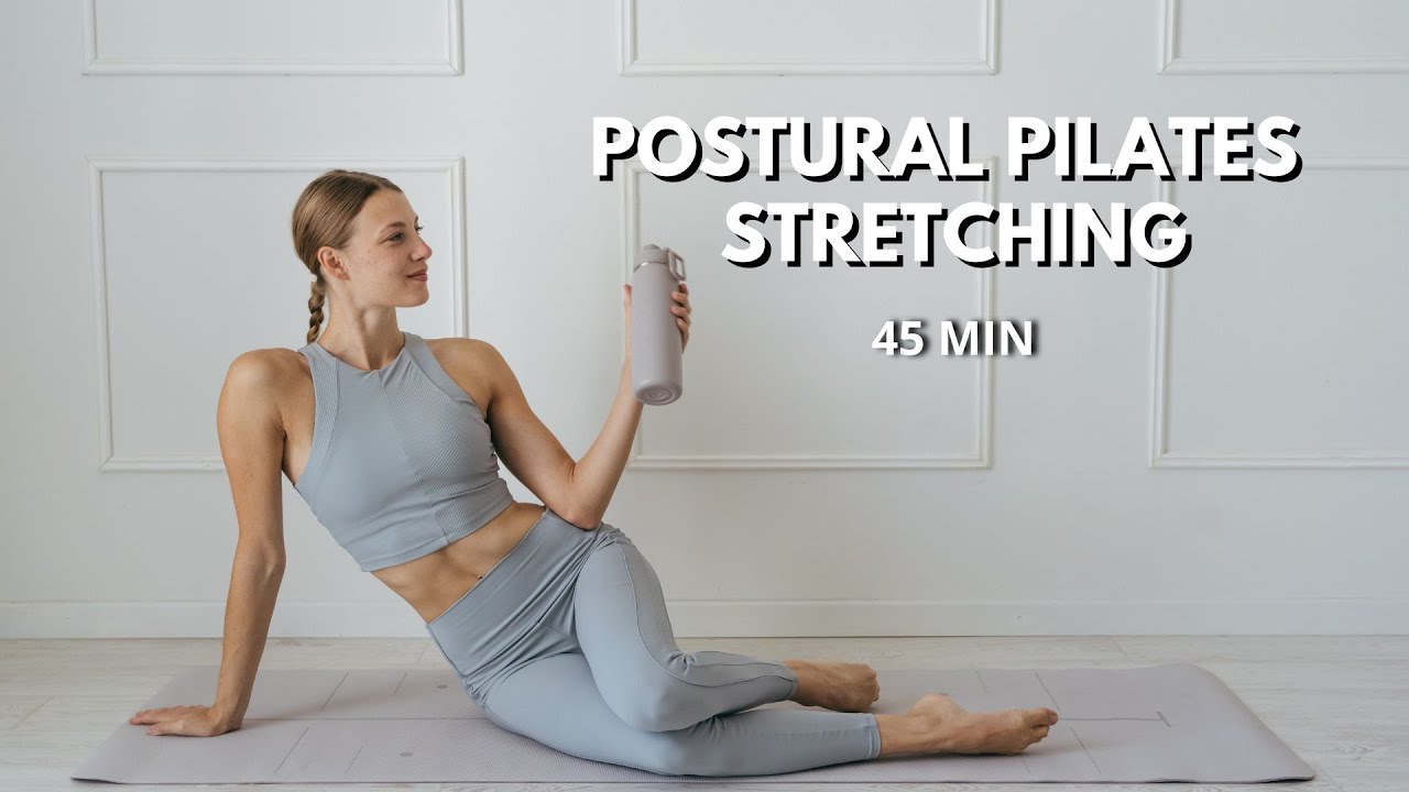 45 MIN PILATES POSTURALE & STRETCHING || Lezione completa per tutti i livelli a corpo libero