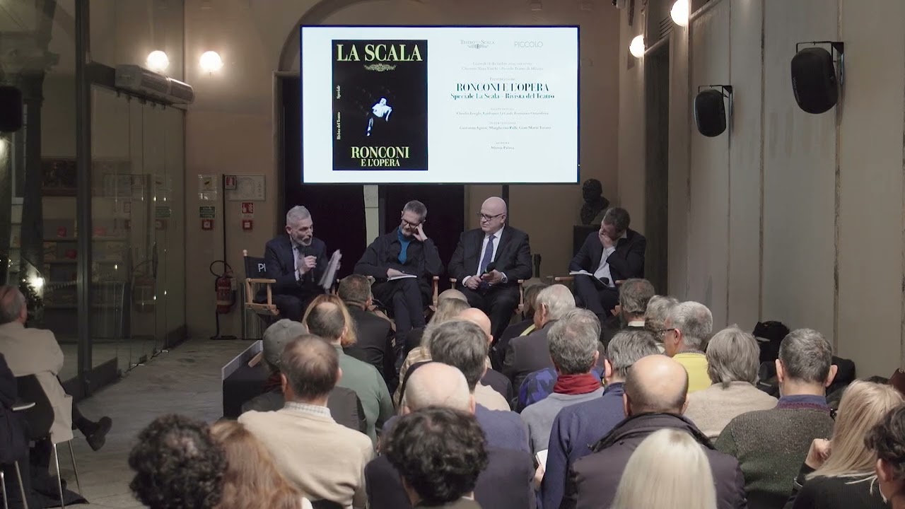 Presentazione RONCONI E L’OPERA | La Scala – Rivista del Teatro