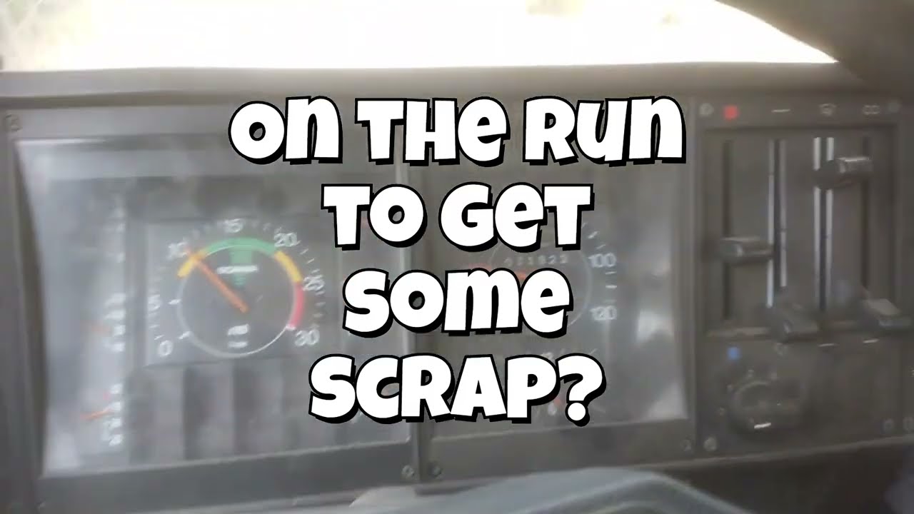 Collecting a Case 1490, for scraping/Parts, Put Scania 92, To work.