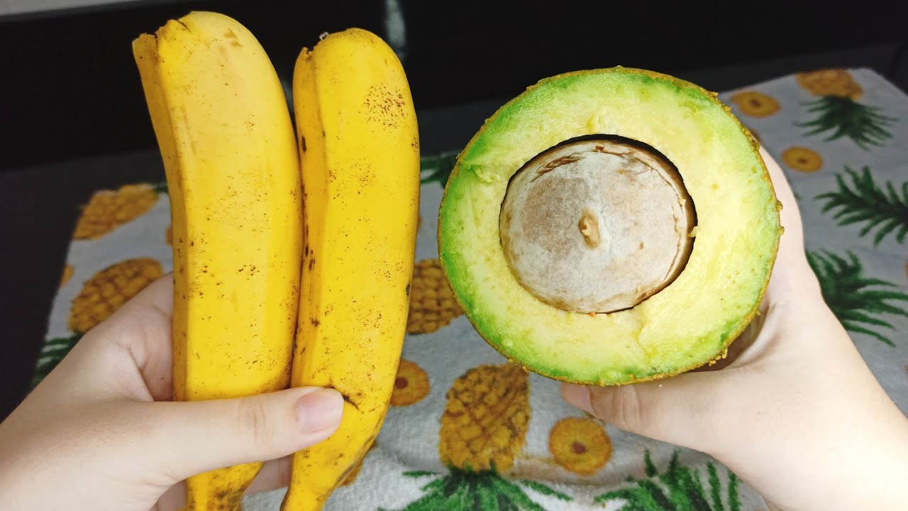 TEM BANANA E ABACATE?FAÇA ISSO PARA O LANCHE COM POUCOS INGREDIENTES