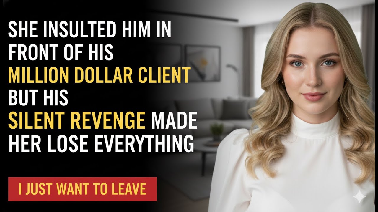 She Humiliated Him in Public... But His Revenge Was Colder Than Ice