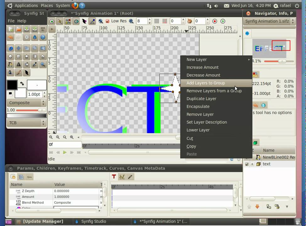 Synfig Shiny Effects Tutorial