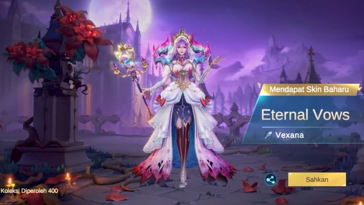 Beli Skin P.Ace Zhuxin dan Vexana Eternal Vows dengan Diamond Kuning (Mobile Legend : Bang Bang) 