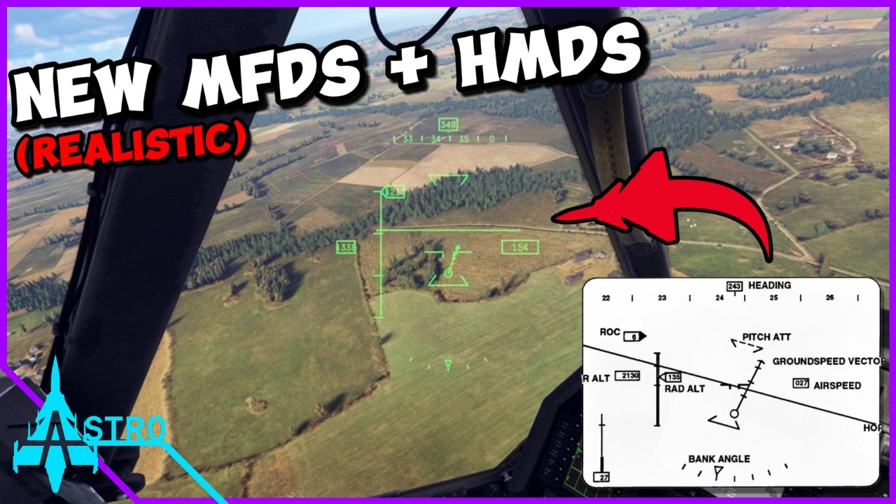 New REALISTSIC War Thunder MFDs and HMDs Are Coming Next Major Update - Dev Blog