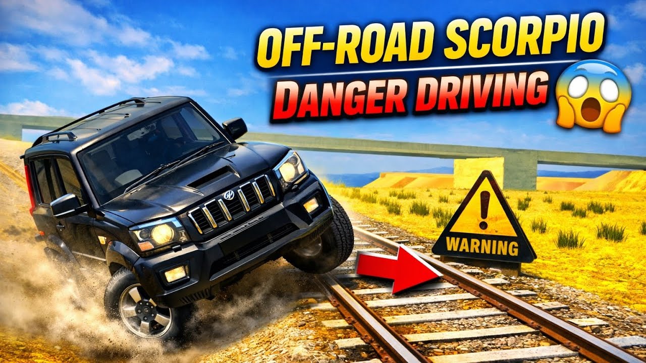 Scorpio Front Look Off-Road Danger Drive 😱