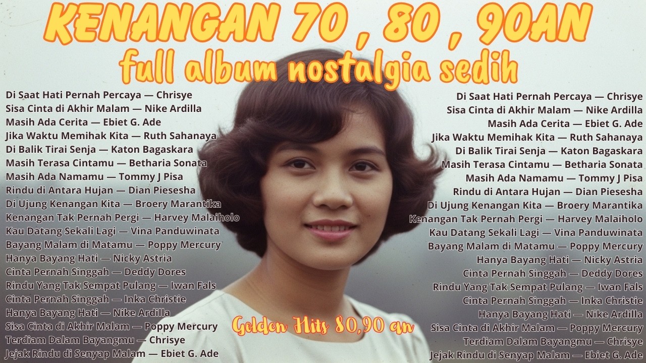 Lagu Nostalgia 80 90an Indonesia Terpopuler 🎧 Tommy J Pisa, Nike Ardilla, Popp | Full Album Kenangan
