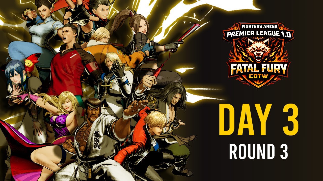 FT20 Fighters Arena Premier League 1.0 – Day 3 | Karachi FGC | SNK / Fatal Fury COTW| Stream B
