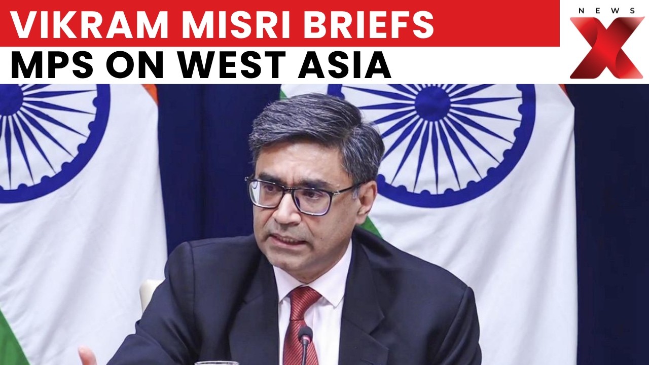 Vikram Misri Briefs MPs on Impact of US Israel Iran Conflict | ALL PARTY MEETING