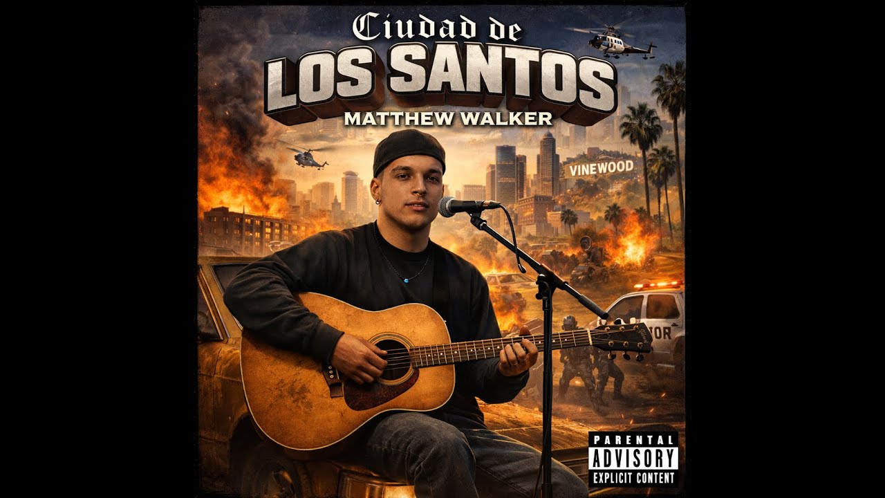 MATTHEW WALKER - LOS SANTOS OUT'TROUP (Visualizer) | Guitarra en Zona de Guerra