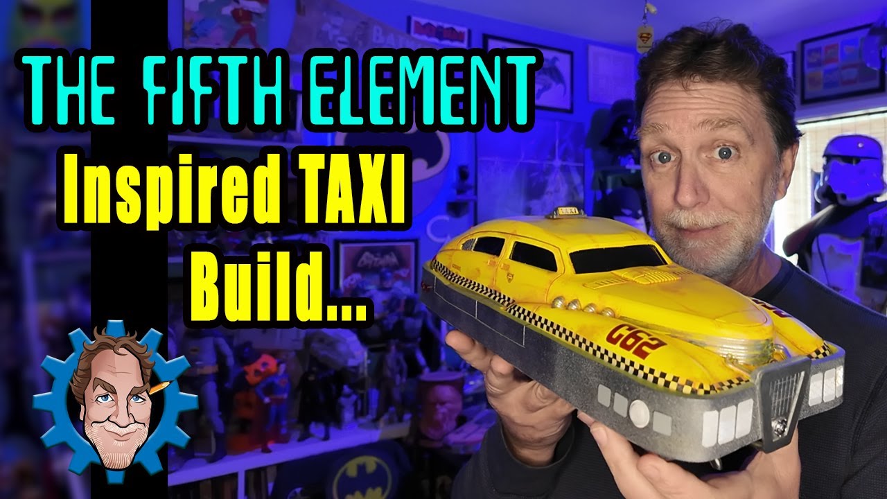 THE FIFTH ELEMENT inspired TAXI Cab model build.
