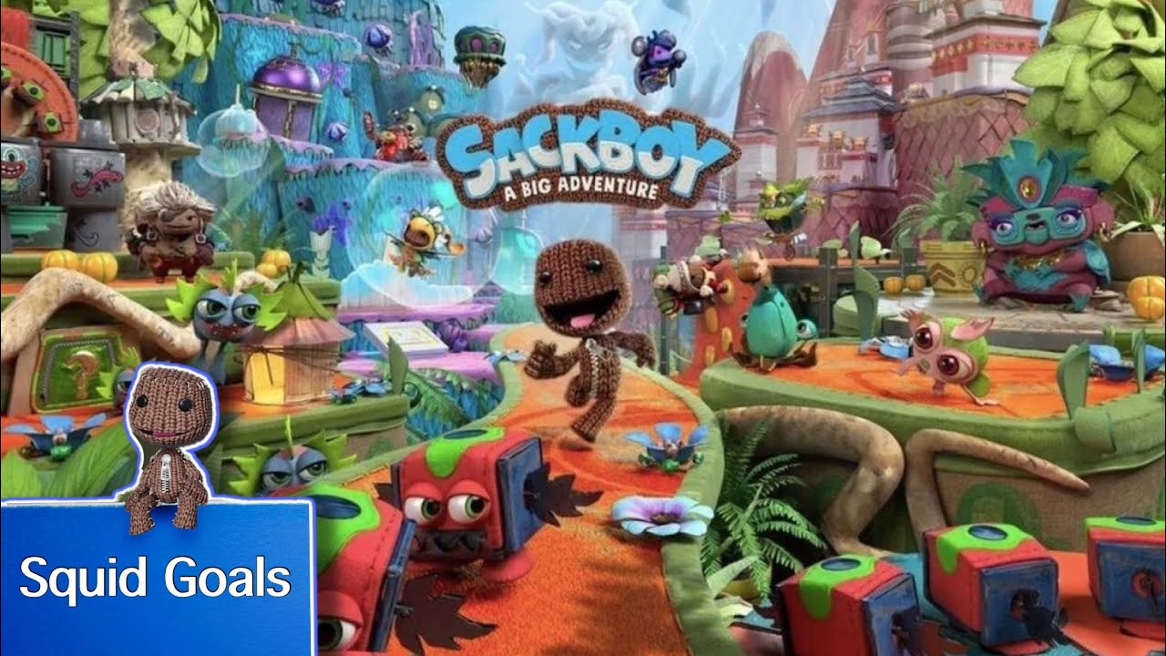 Sackboy: A Big Adventure SQUID GOALS 100% (All Level Stats,No Deaths,Orbs,Score,Prizes)