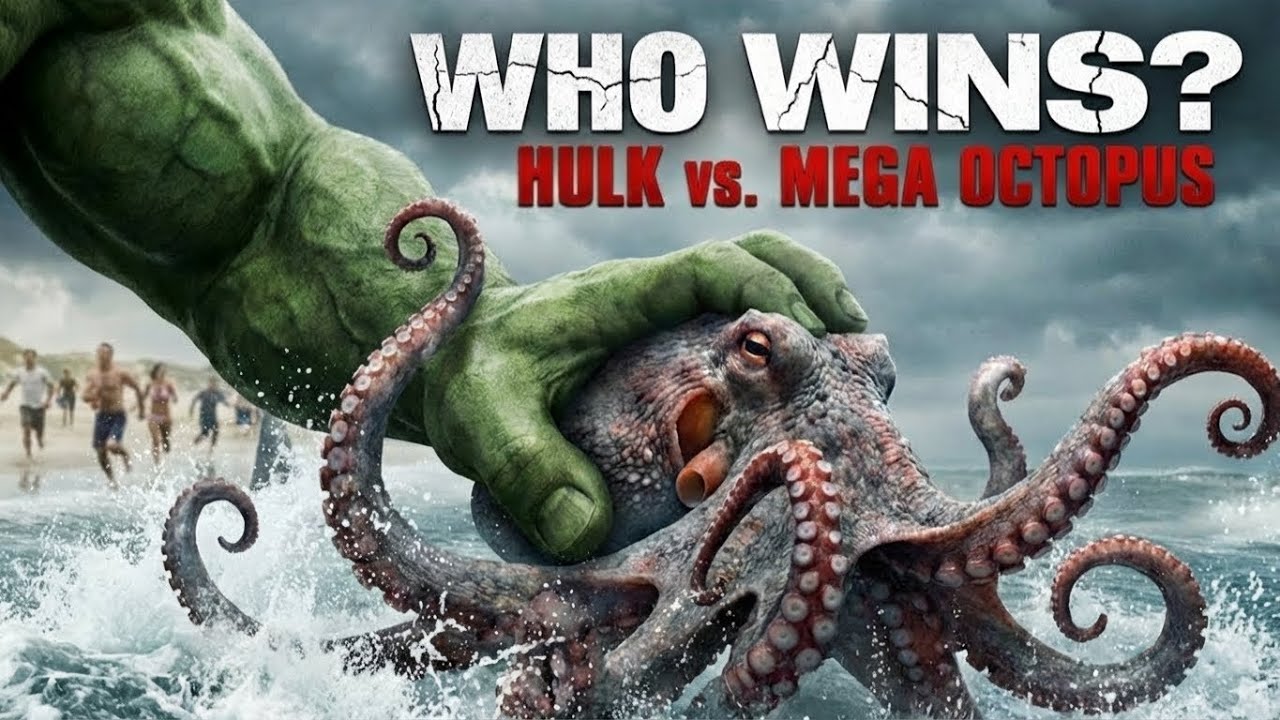Hulk Saves Kids from a Giant Octopus | Emotional Marvel Short Film