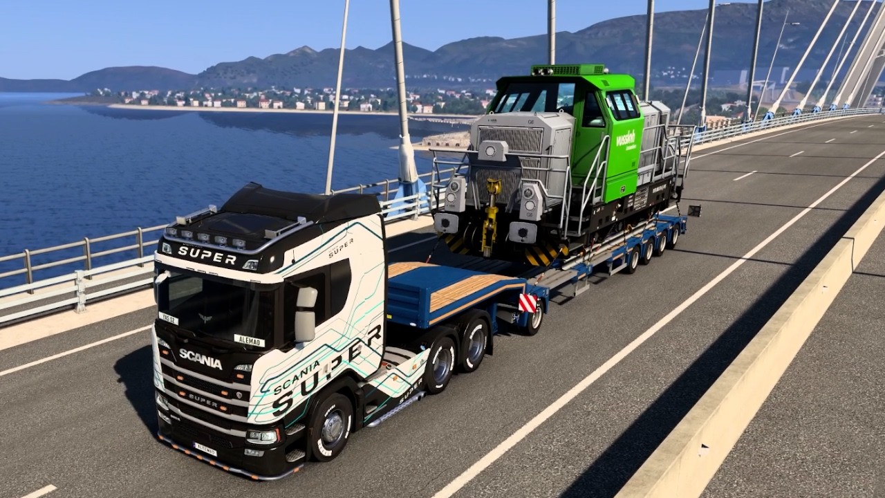 A CARGA MAIS PESADA E QUASE DEU RUIM - Euro Truck Simulator 2