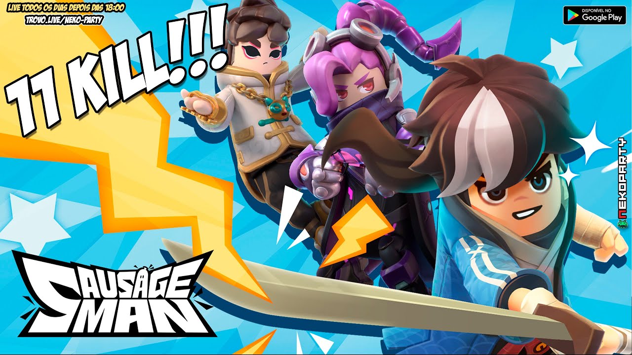 SAUSAGE MAN - FULL GAMEPLAY + GG 11 KILL 