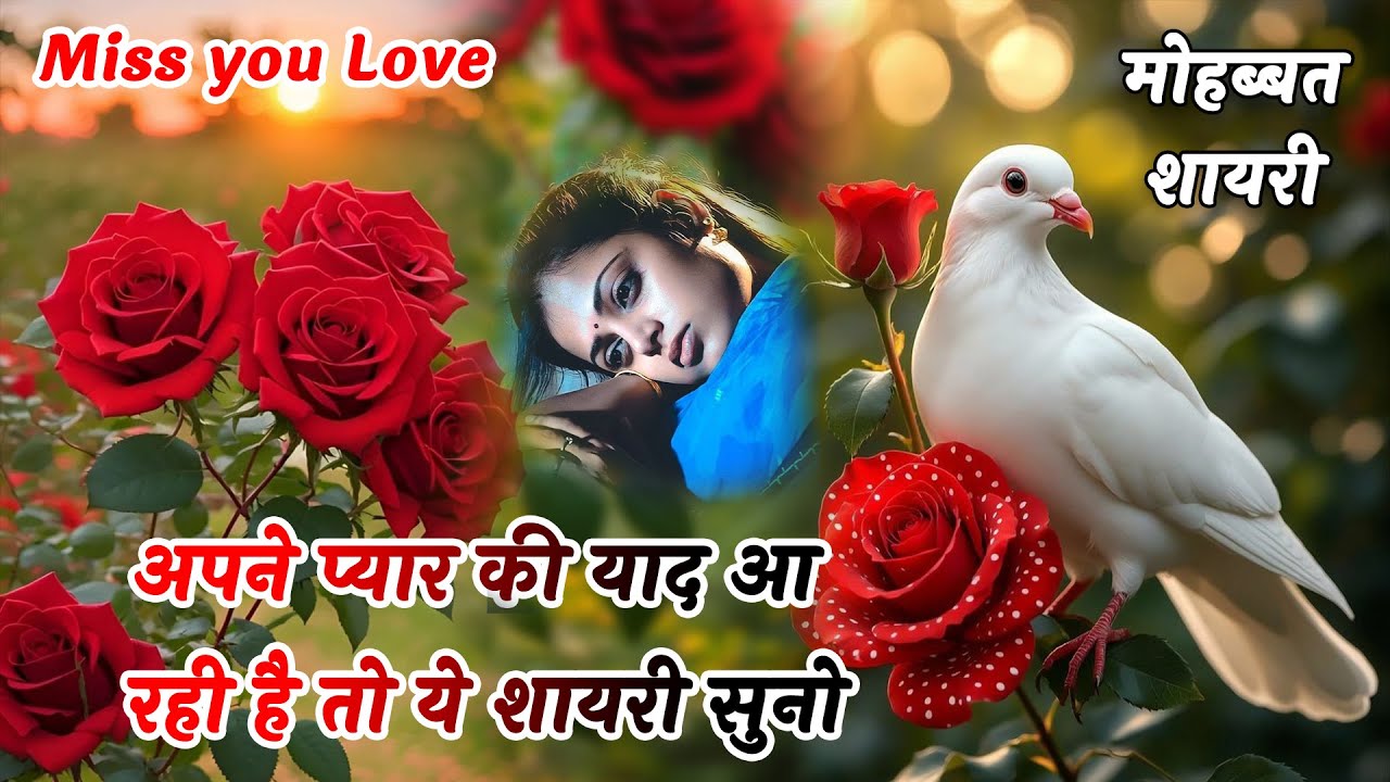 अपने प्यार की याद आ रही ये याद शायरी सुनो❣️| Love Shayari | Heart Touching Shayari | Hindi Shayari