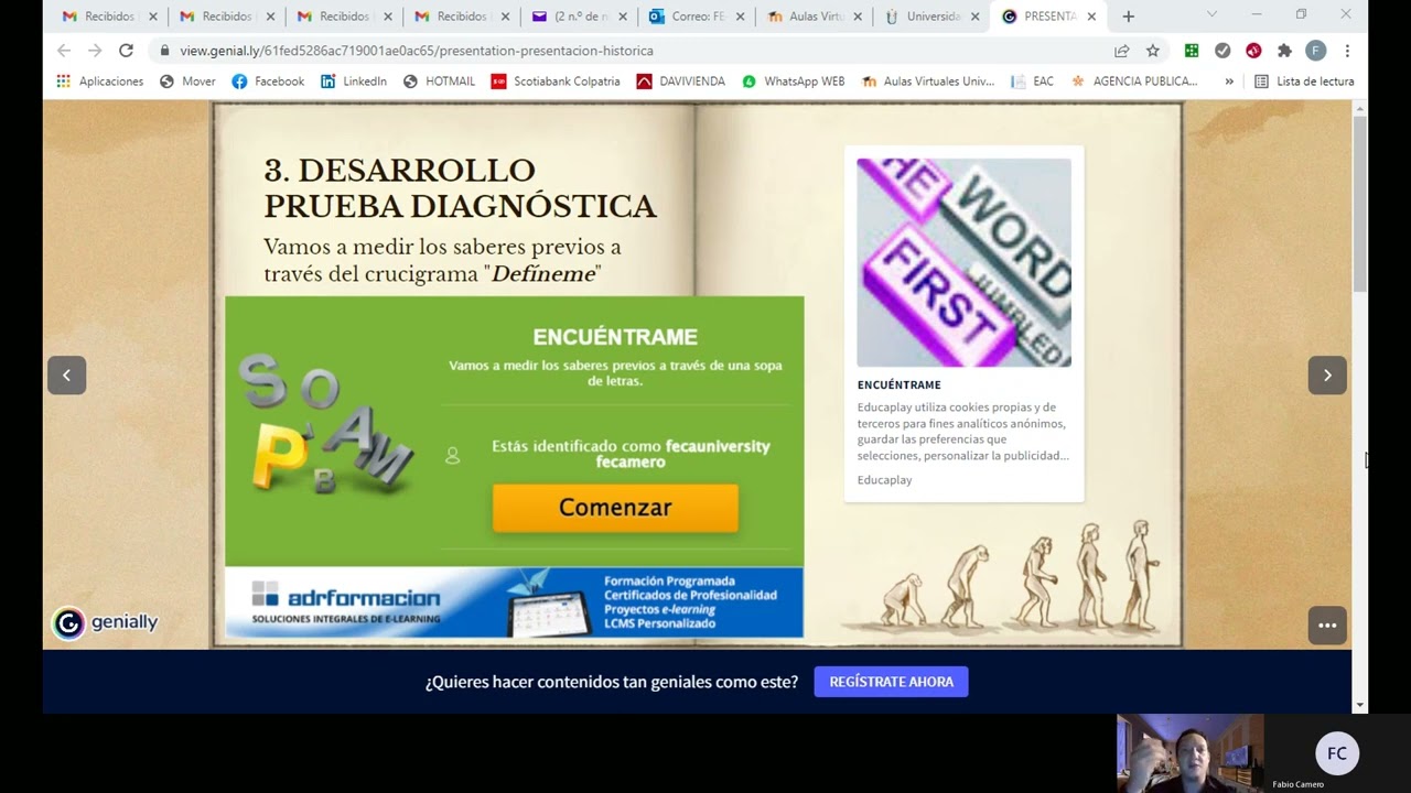 Video final Certificaci&oacute;n en competencias e- Mediador en AVA Fabio  Camero - MEGATENDENCIAS