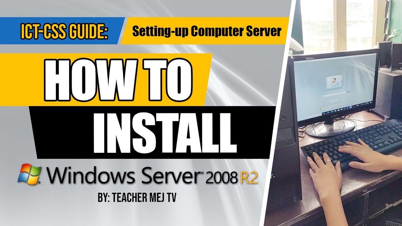 Как установить Windows Server 2008 R2 | Настройка сервера | Руководство ICT-CSS